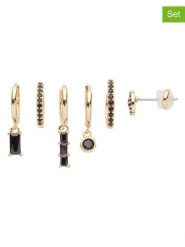 U.S. Polo Assn. Pozłacane kolczyki (6 szt.) z kryształami rozmiar: onesize. Czarne kolczyki damskie U.S. Polo Assn., z kryształem, metalowe. Za 82.99 zł.