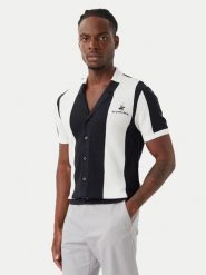 Beverly Hills Polo Club Koszula M7613-HR Biały Regular Fit. Białe koszule męskie Beverly Hills Polo Club, l, bez wzorów, z bawełny, bez kołnierzyka, bez ramiączek. Za 279.99 zł.
