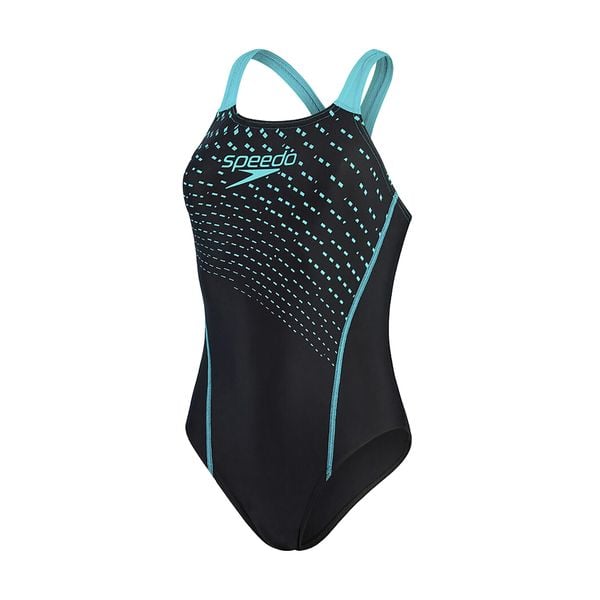 Strój pływacki jednoczęściowy damski Speedo Medley Logo Medalist. Czarne stroje jednoczęściowe damskie Speedo, bez wzorów. Za 139.99 zł.