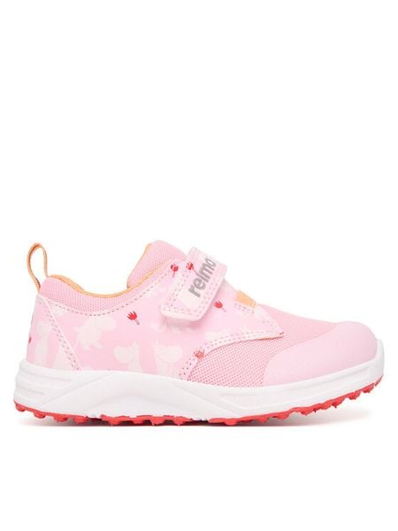 Reima Sneakersy Moomin Ekana 5400129M-4251 Różowy. Czerwone buty sportowe dziewczęce Reima, bez wzorów, ze skóry, bez zapięcia. Za 219.99 zł.