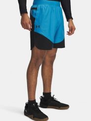 Under Armour Szorty funkcyjne "Vanish Elite" w kolorze niebiesko-czarnym rozmiar: M. Czarne szorty męskie Under Armour, z materiału, bez kołnierzyka. Za 127.99 zł.