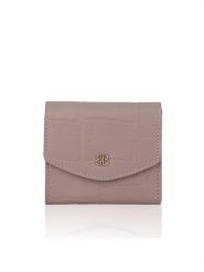 Bellicci Skórzany portfel "Venus" w kolorze fioletowym - 10 x 9 x 2 cm rozmiar: onesize. Różowe portfele damskie Bellicci, bez wzorów, z materiału. Za 82.99 zł.