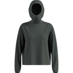 Bluza z kapturem Odlo Mid layer hoody CUBIC. Szare bluzy z kapturem damskie Odlo, l, z materiału. Za 319.99 zł.
