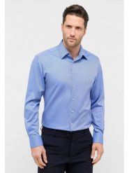 Eterna Koszula - Modern fit - w kolorze niebieskim rozmiar: 44. Niebieskie koszule męskie Eterna, bez wzorów, z bawełny, bez kołnierzyka, bez ramiączek. Za 114.44 zł.