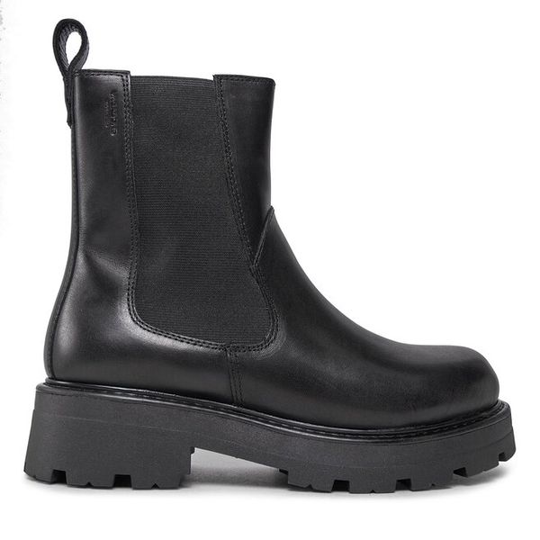 Sztyblety Vagabond Shoemakers. Czarne botki damskie Vagabond Shoemakers, bez obcasa, na płaskiej podeszwie, bez zapięcia. Za 519.99 zł.