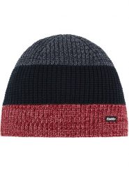 Eisbär Czapka "Caris" w kolorze czarno-czerwono-szarym rozmiar: onesize. Czarne czapki zimowe damskie Eisbar, z wełny. Za 114.17 zł.