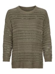 Camel Active Sweter w kolorze khaki rozmiar: S. Brązowe swetry klasyczne damskie Camel Active, s, z bawełny, bez kołnierzyka. Za 184.46 zł.