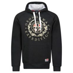 Bluza Geographical Norway GIGER BLACK DB MEN 100 czarny męska (WZ3045H/GN-Black). Czarne bluzy bez kaptura męskie Geographical Norway, l. Za 149.00 zł.