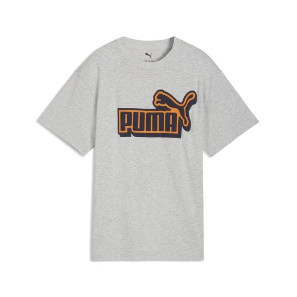 Młodzieżowa koszulka o luźnym kroju Essentials Logo Lab z grafiką PUMA. Czarna bluzki damskie Puma, m, bez wzorów, eleganckie, bez kołnierzyka, bez ramiączek. Za 89.00 zł.