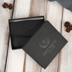 Portfel damski mały czarny ze skóry naturalnej Saffiano Paolo Peruzzi T-110-BL. Czarne portfele damskie bez wzorów, ze skóry. Za 69.00 zł.