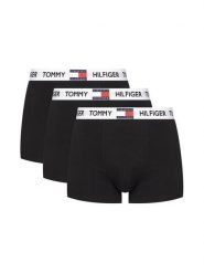 Tommy Hilfiger Bokserki UM0UM01810 Czarny. Czarne bokserki męskie Tommy Hilfiger, bez wzorów, z bawełny. Za 79.99 zł.