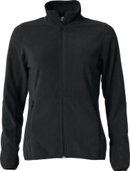 Clique Damska Kurtka Micro Fleece – 100% poliester, antymechaceniowa – black. Czarne kurtki damskie CLIQUE, xs, bez wzorów, z poliesteru, bez kaptura. Za 162.74 zł.