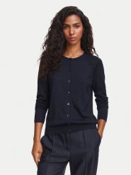 BOSS Kardigan Fonami 50545031 Granatowy Regular Fit. Niebieskie kardigany damskie Boss, m, bez wzorów, z wełny. Za 849.99 zł.