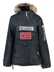 Geographical Norway Parka "Boomera" w kolorze granatowym rozmiar: XXL. Niebieskie parki damskie Geographical Norway, xxl, bez wzorów, z futra. Za 228.92 zł.