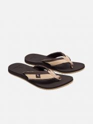 Rip Curl Japonki "Reactor" w kolorze beżowo-brązowym rozmiar: 41. Brązowe klapki i japonki męskie Rip Curl. Za 65.69 zł.