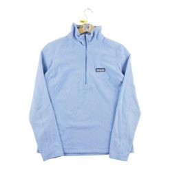 Second life - Lepszy Sweter Damski z Polarowym Kapturem - Stan dobry. Fioletowe swetry klasyczne damskie Patagonia, z polaru, bez kołnierzyka. Za 148.01 zł.