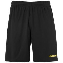 Spodenki bez zapięcia Uhlsport Center Basic. Czarne szorty damskie UHLSPORT, bez wzorów, sportowe. Za 101.50 zł.