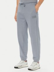BOSS Spodnie dresowe JT_Long 50564096 Szary Relaxed Fit. Szare spodnie dresowe męskie Boss, bez wzorów, z bawełny. Za 599.99 zł.