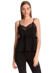 Vive Maria Top "Chez Colette" w kolorze czarnym rozmiar: M. Czarne topy damskie Vive Maria, m, bez wzorów, z bawełny, bez kołnierzyka. Za 83.42 zł.