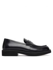 BOSS Mokasyny Penny 50548761 Czarny. Czarne mokasyny damskie Boss, ze skóry. Za 629.99 zł.
