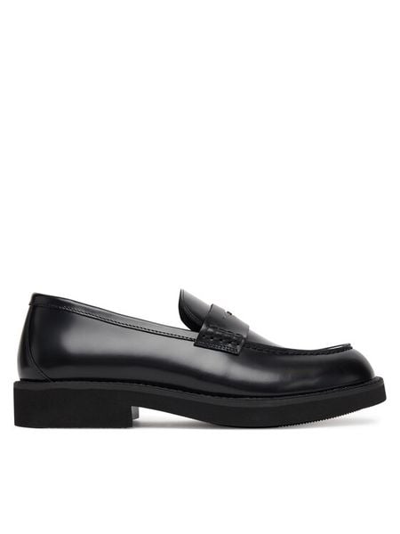 BOSS Mokasyny Penny 50548761 Czarny. Czarne mokasyny damskie Boss, ze skóry. Za 489.99 zł.