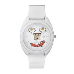 Zegarek CHPO Nima Full English biały 14239HH. Żółte zegarki męskie CHPO BRAND. Za 253.76 zł.