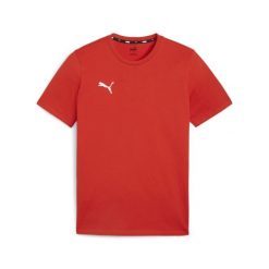 Koszulka Puma Team Goal. Czerwone t-shirty sportowe męskie Puma, s, bez ramiączek, do piłki nożnej. Za 144.00 zł.