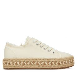 Espadryle DeeZee. Brązowe espadryle damskie DeeZee, bez wzorów, bez obcasa. Za 99.99 zł.