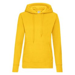 Bluza Damska Z Kapturem. Brązowe bluzy z kapturem damskie Fruit of the Loom, xl. Za 83.99 zł.