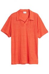 Koszulka polo męska Gant Linen Ss Polo. Brązowe koszulki polo męskie Gant, l, bez wzorów, z jeansu, bez ramiączek. Za 197.49 zł.