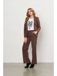 &Co Woman Spodnie "Perrine" w kolorze brązowym rozmiar: XXL. Brązowe spodnie materiałowe damskie &Co Woman, bez wzorów, z materiału. Za 274.95 zł.