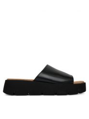JENNY Klapki HY2318-01 Czarny. Czarne klapki damskie Jenny, bez wzorów, z materiału, bez obcasa. Za 139.99 zł.