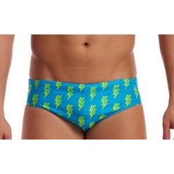 Kąpielówki męskie Funky Trunks Bolted - slipy. Niebieskie kąpielówki męskie FUNKY TRUNKS, m, bez wzorów, do pływania. Za 139.00 zł.