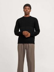 Jack & Jones Sweter w kolorze czarnym rozmiar: S. Czarne swetry męskie Jack & Jones, s, bez wzorów, bez kołnierzyka. Za 83.62 zł.