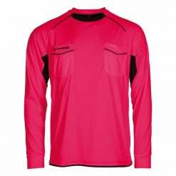 Koszulka sędziowska z długim rękawem Stanno Bergamo. Czerwone t-shirty damskie STANNO, s, bez wzorów, bez kołnierzyka. Za 195.50 zł.