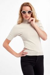 Top BLUGIRL BLUMARINE. Topy damskie Blugirl Blumarine, l, bez wzorów, bez kołnierzyka. W wyprzedaży za 528.57 zł.