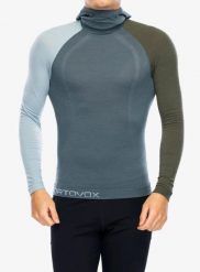 Bluza termoaktywna męska Ortovox 120 Comp Light Hoody. Zielone bluzy z kapturem męskie ORTOVOX, na zimę, m, z dzianiny. Za 473.00 zł.
