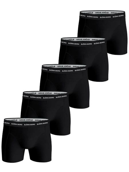 Bjorn_borg COTTON STRETCH BOXER 5p - MULTIPACK 5. Bokserki męskie Björn Borg, bez wzorów. Za 359.00 zł.