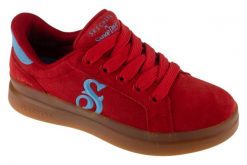 Buty sportowe Sneakersy damskie, Slip-Ins Suede Snoop Cupsole Sneaker. Czarne buty sportowe na co dzień damskie Skechers, bez wzorów, z materiału, trekkingowe. Za 329.99 zł.