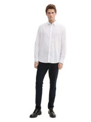 Tom Tailor Koszula - Regular fit - w kolorze białym rozmiar: XL. Białe koszule męskie Tom Tailor, xl, bez wzorów, z bawełny, bez kołnierzyka, bez ramiączek. Za 61.60 zł.