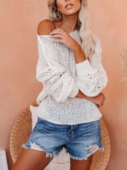 Milan Kiss Sweter w kolorze kremowym rozmiar: S. Brązowe swetry klasyczne damskie Milan Kiss, s, ze splotem, bez kołnierzyka. Za 163.95 zł.