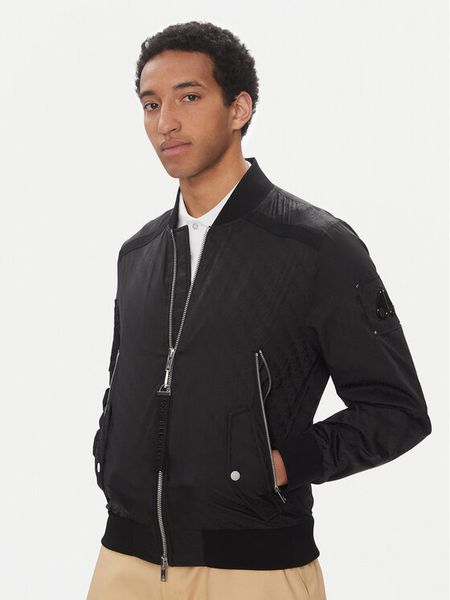 Moose Knuckles Kurtka bomber Courville M14MB003H Czarny Regular Fit. Czarne kurtki męskie Moose Knuckles, m, bez wzorów, z syntetyku, bez kaptura. Za 1,539.00 zł.
