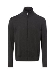 Nils Sundström sweter Mężczyźni Bawełna (100%) szary, XL. Szare kardigany męskie Nils Sundström, m, bez wzorów, z bawełny, eleganckie, bez kołnierzyka. Za 249.95 zł.