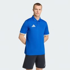 Koszulka męska adidas Entrada Polo. Białe koszulki polo męskie Adidas, m, bez wzorów, z materiału, bez ramiączek. Za 78.99 zł.