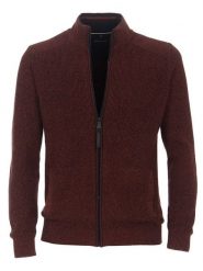 CASAMODA Kardigan w kolorze bordowym rozmiar: M. Czerwone kardigany męskie CASAMODA, m, bez wzorów, bez kołnierzyka. Za 182.72 zł.