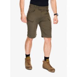 Spodenki męskie Helikon-Tex Outdoor Tactical Shorts 11 Lite. Zielone szorty męskie HELIKON-TEX, bez kołnierzyka. Za 209.99 zł.