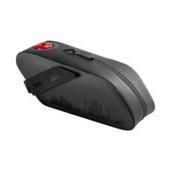 Torba rowerowa podsiodłowa z lampką. Czarne torebki klasyczne damskie ROCKBROS, bez wzorów, z materiału, bez dodatków. Za 139.99 zł.