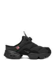 Reebok Klapki EO-INSTAPUMP FURY MULE 100230815 Czarny. Czarne klapki damskie Reebok, bez wzorów, z materiału, bez obcasa. Za 649.99 zł.
