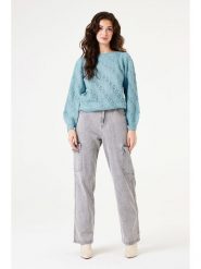 Garcia Sweter w kolorze turkusowym rozmiar: M. Niebieskie swetry klasyczne damskie Garcia, m, z wełny, bez kołnierzyka. Za 273.95 zł.