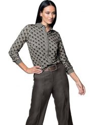 Heine Koszula w kolorze khaki rozmiar: 38. Brązowe koszule damskie Heine, bez wzorów, bez kołnierzyka, bez ramiączek. Za 78.28 zł.